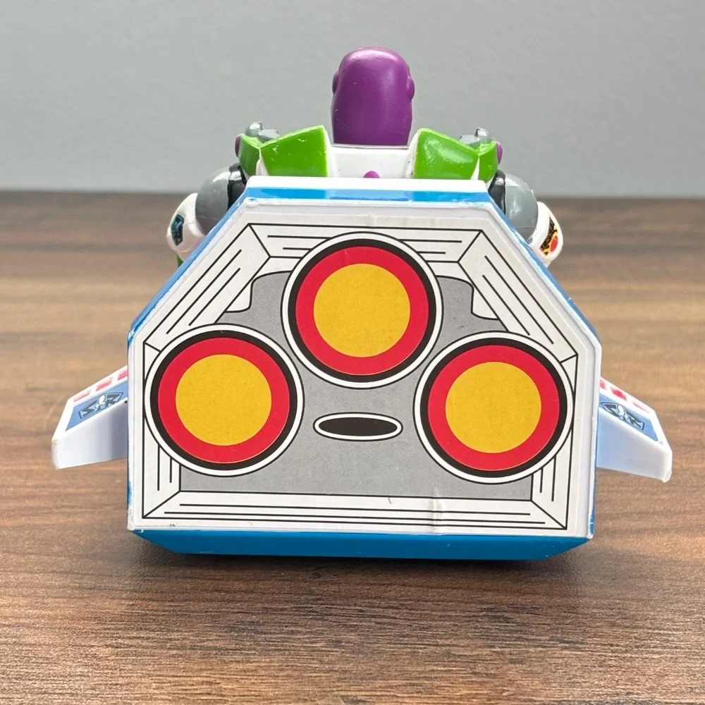 DISNEY Parks Pixar Toy Story BUZZ LIGHTYEAR Pull Back Vehicle Car Spaceship Toy